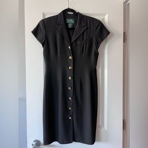 Vintage Pin Striped Lauren by Ralph Lauren Dress